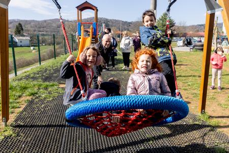 ODPRTJE DVEH  OTROŠKIH IGRIŠČ V KOŠANI 6.3.2026 - Valter Leban-0407